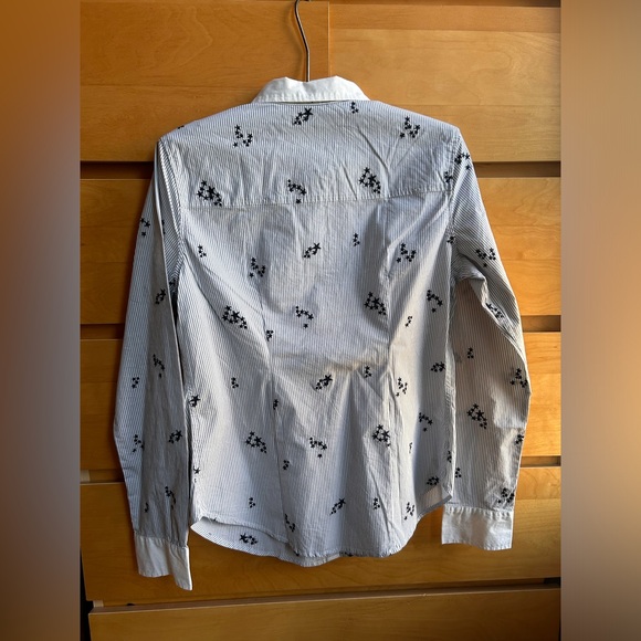 NWT Rare ABERCROMBIE & FITCH stripe button down with stars embroidered - Size M✨ - Picture 3 of 4